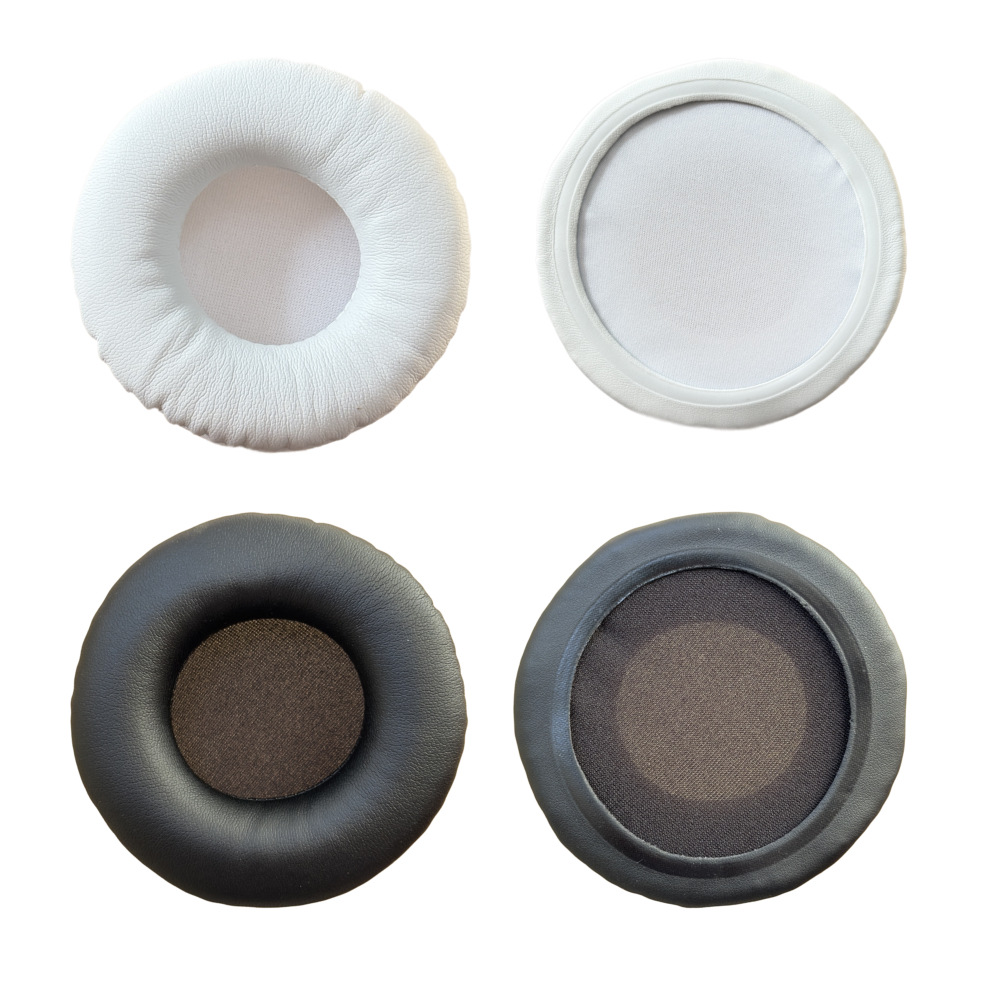 Round diameter 45-110mm headphone pads 55 65 70 75 80 90 100 leather sponge headphone ear covers