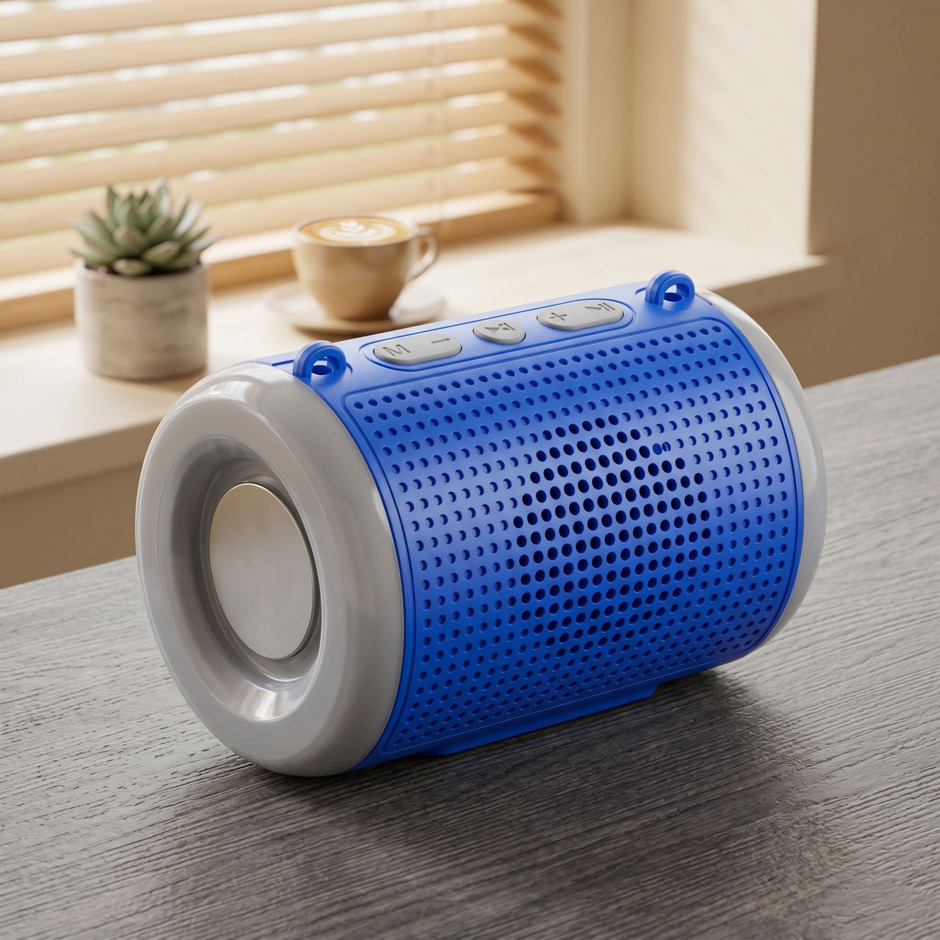 Portable home Bluetooth speaker small steel cannon supports TF card USB desktop wireless loud small speaker