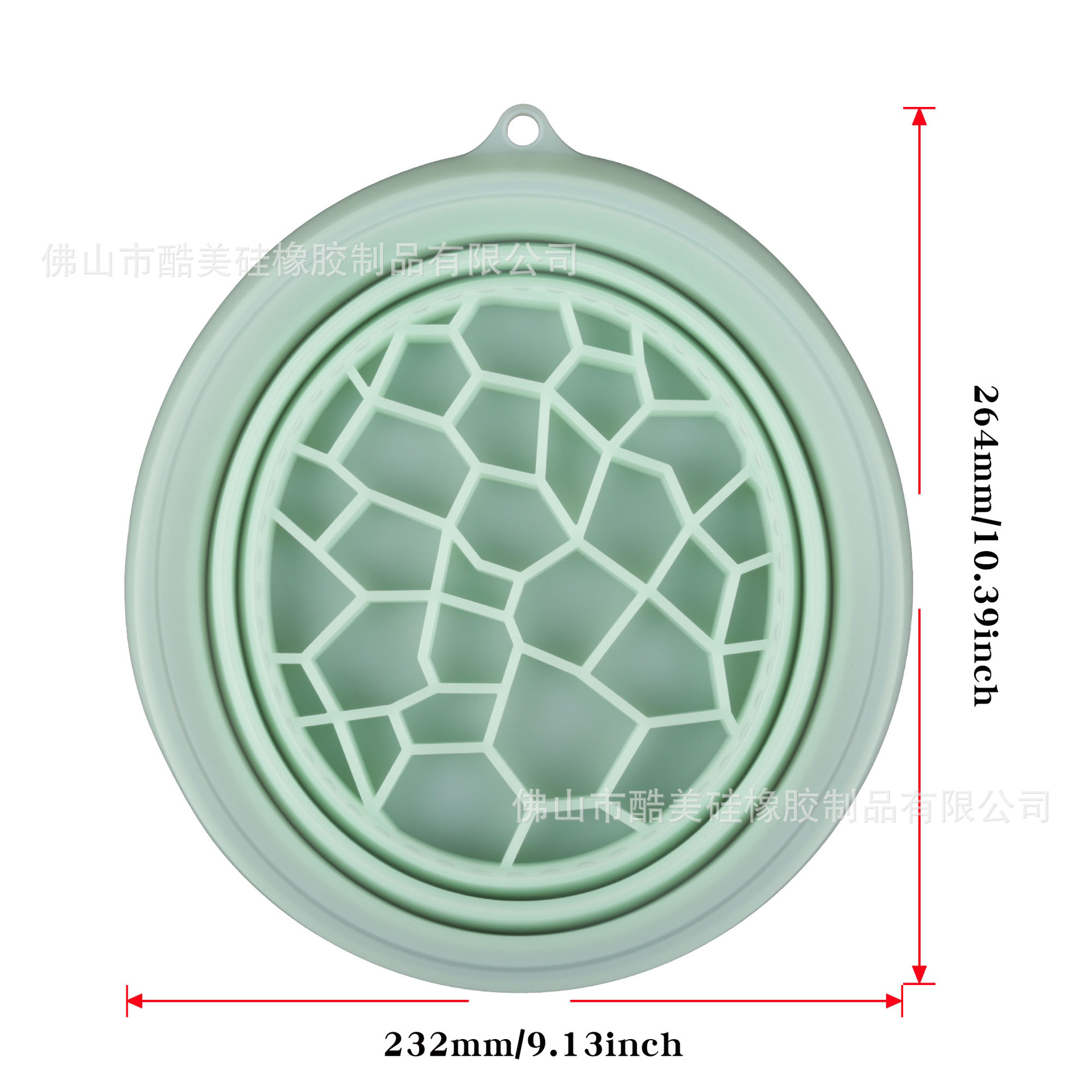 New breathable ice compress face basin with ice grid filter chamber ice therapy care ice bath beauty silicone foldable face basin