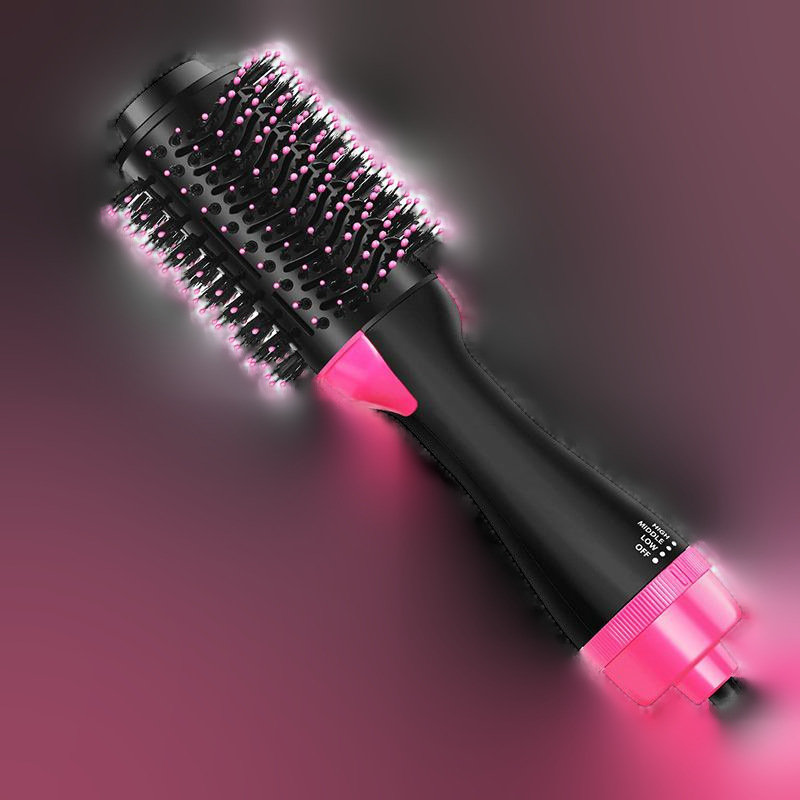 Multifunctional Hot Air Comb Curling Iron 2-in-1 Negative Ion Wet and Dry Curling and Straightening Two-in-One Non-Damaging Hair