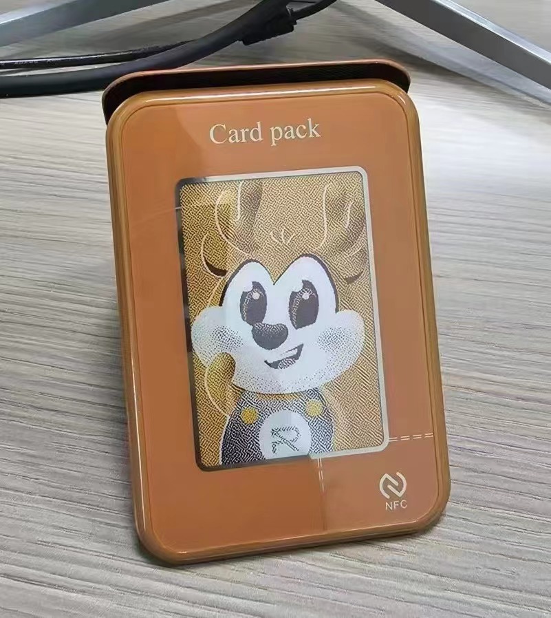 New Four Colors E-Ink Card Holder Stand Magnetic Screen Projection for iPhone Android Phone Series