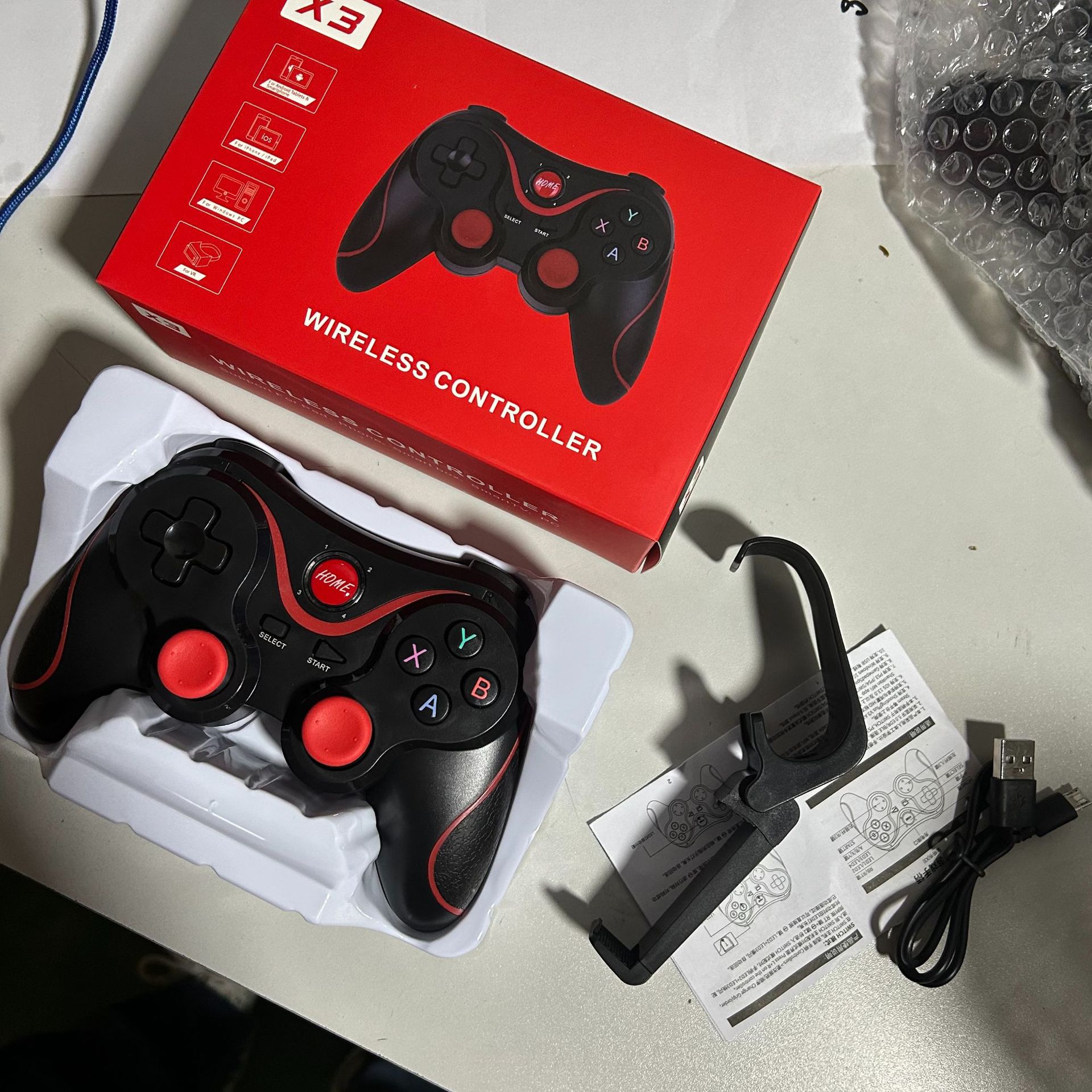X3 Wireless Bluetooth Game Controller Direct Connect Android System IOS Chicken Eating Game Controller