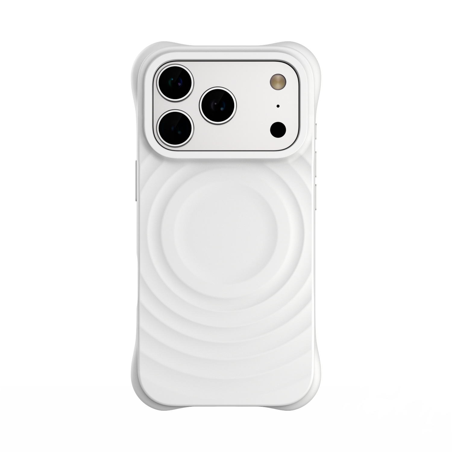 Silicone wave case for iPhone 17 Pro, iPhone 16, 18 Pro Max, niche C brand