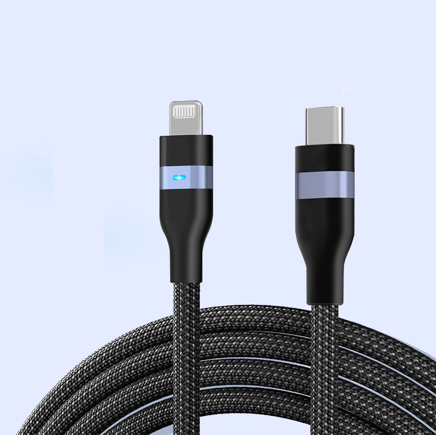 Dual Head PD240W Data Cable Nylon Braided 65W for Apple Android Huawei Fast Charging Phone Data Cable