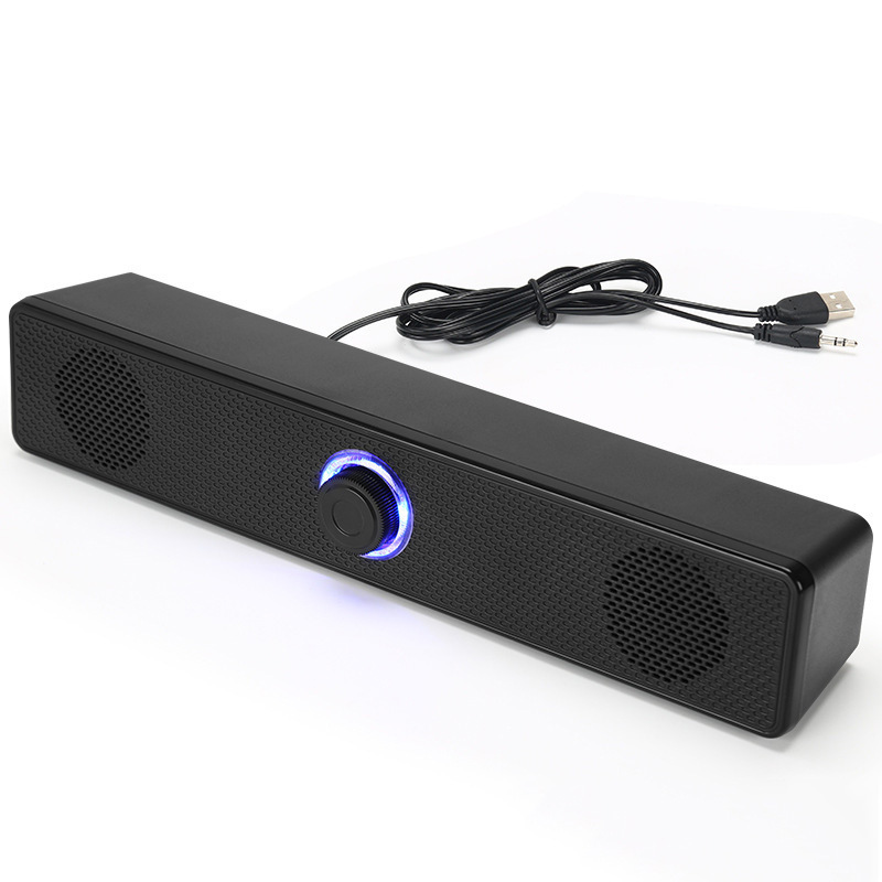 Long soundbar Bluetooth speaker, home desktop notebook portable soundbar desktop computer audio