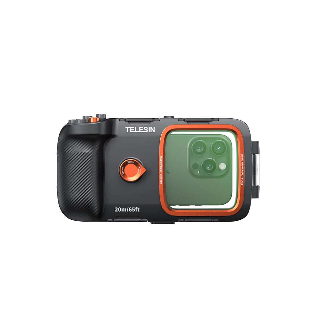 TELESIN Taixun Phone Bluetooth Diving Case 20M Waterproof Phone Case for Apple Samsung Huawei Xiaomi