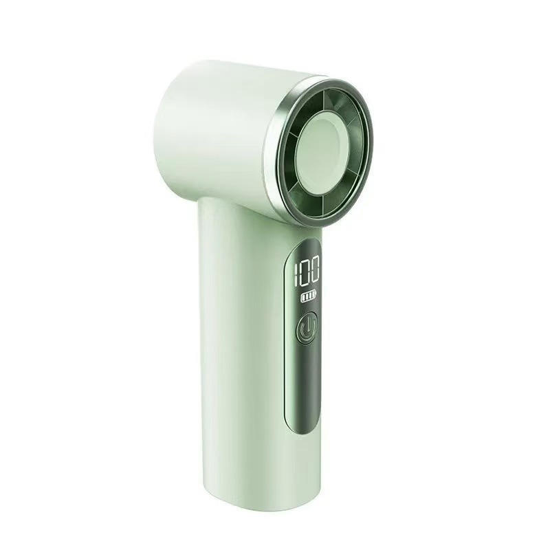 X98 Mini Violent High Speed Handheld Fan USB Charging Digital Display Outdoor Portable Turbo Pocket Small Fan