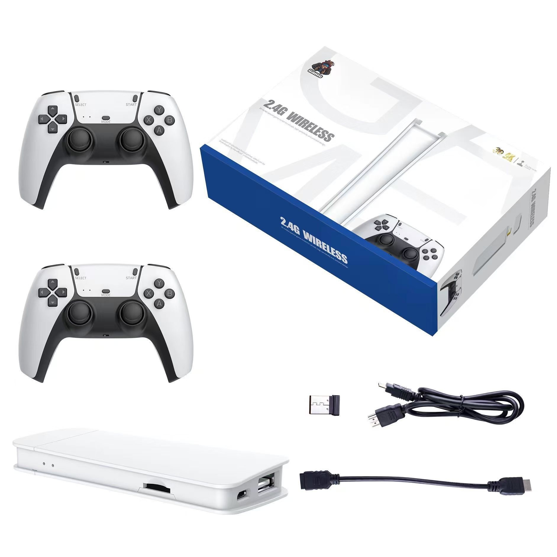 M15 Game Console 2.4G Wireless Dual Handle Remote Handle Game Console Dual Player Fighting HD PS Arcade