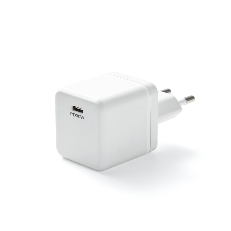30W GaN European charger for iPhone15 phone PD fast charging head CE certified power adapter