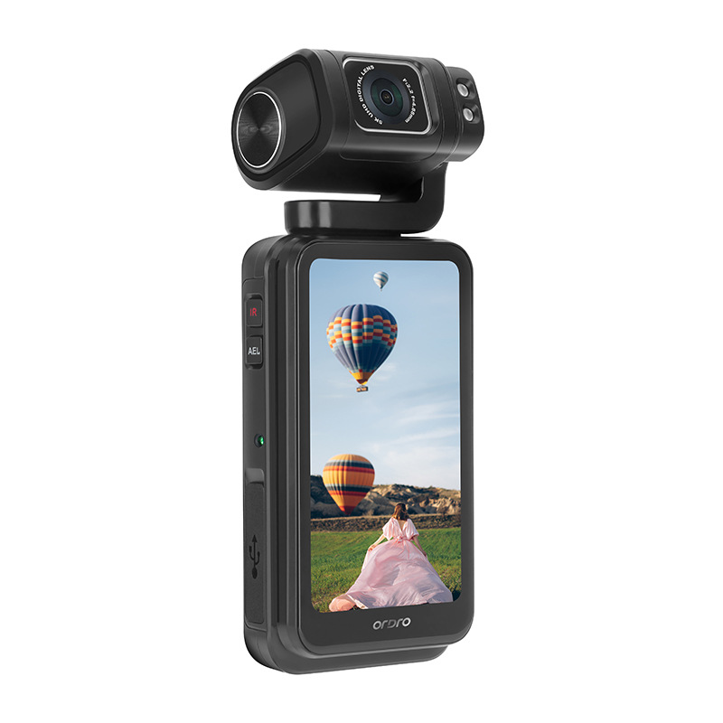 New Ouxiaoying M3 Pocket Camera, 180° Flip Lens, 3.5-Inch Large Screen, 5K Video Recording