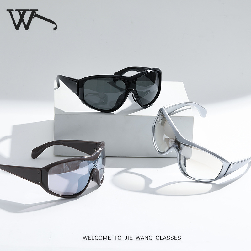 New Outdoor Sports Large Frame Sunglasses Cycling Leisure Windproof Sand Sun Protection Sunglasses