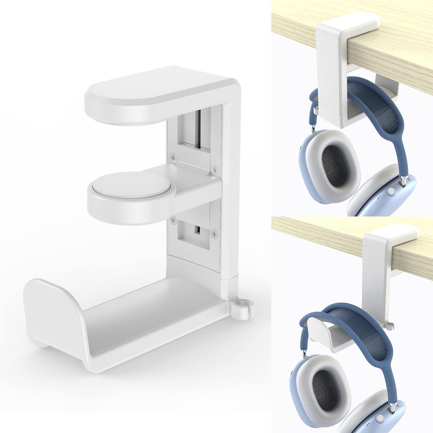 Resin headphone stand 360-degree rotating stand, over-ear headphone hook stand