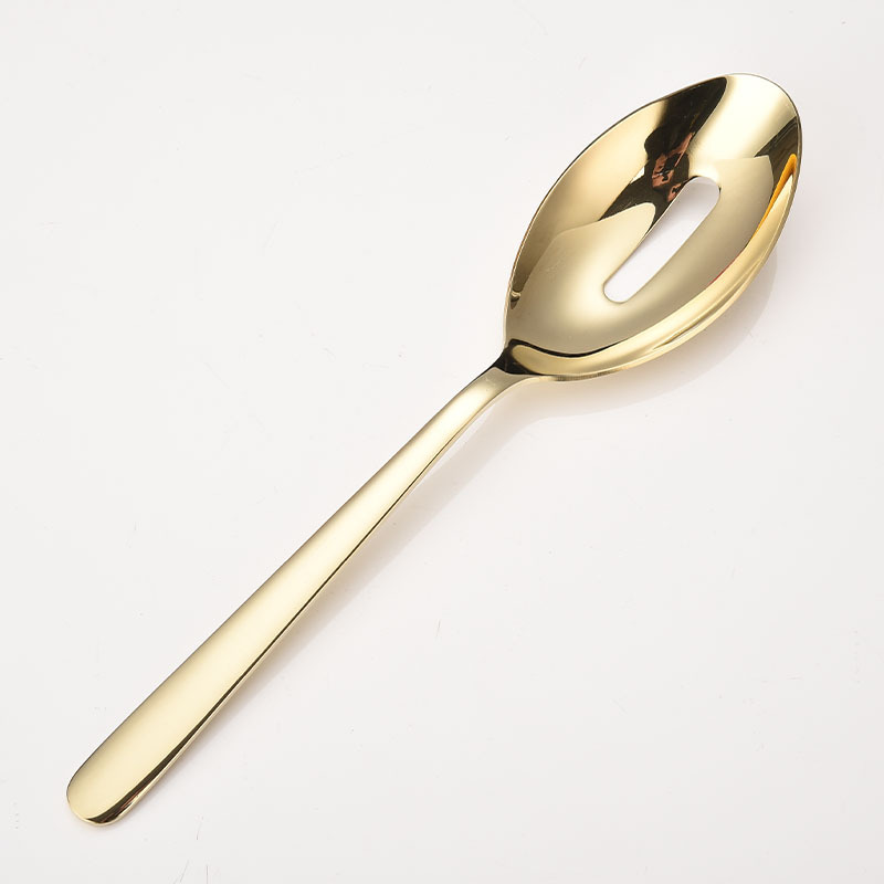 Serving Spoon 304 Stainless Steel Tableware Thickened Spoon Bright Hotel Serving Spoon Serving Spoon