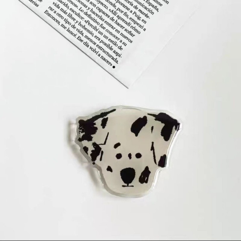 Cartoon Dog Lazy Telescopic Resin Phone Airbag Stand Acrylic Cute Pet