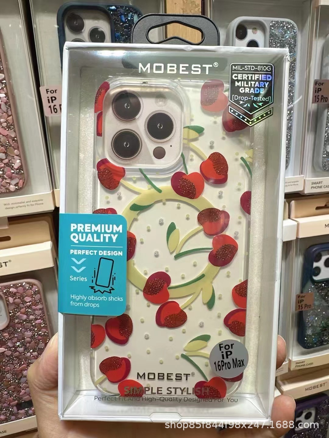 For iPhone 17 Pro Max Oil Painting Flower Magnetic Phone Case Apple 16 Electroplated Sunflower Cherry Blossom Case