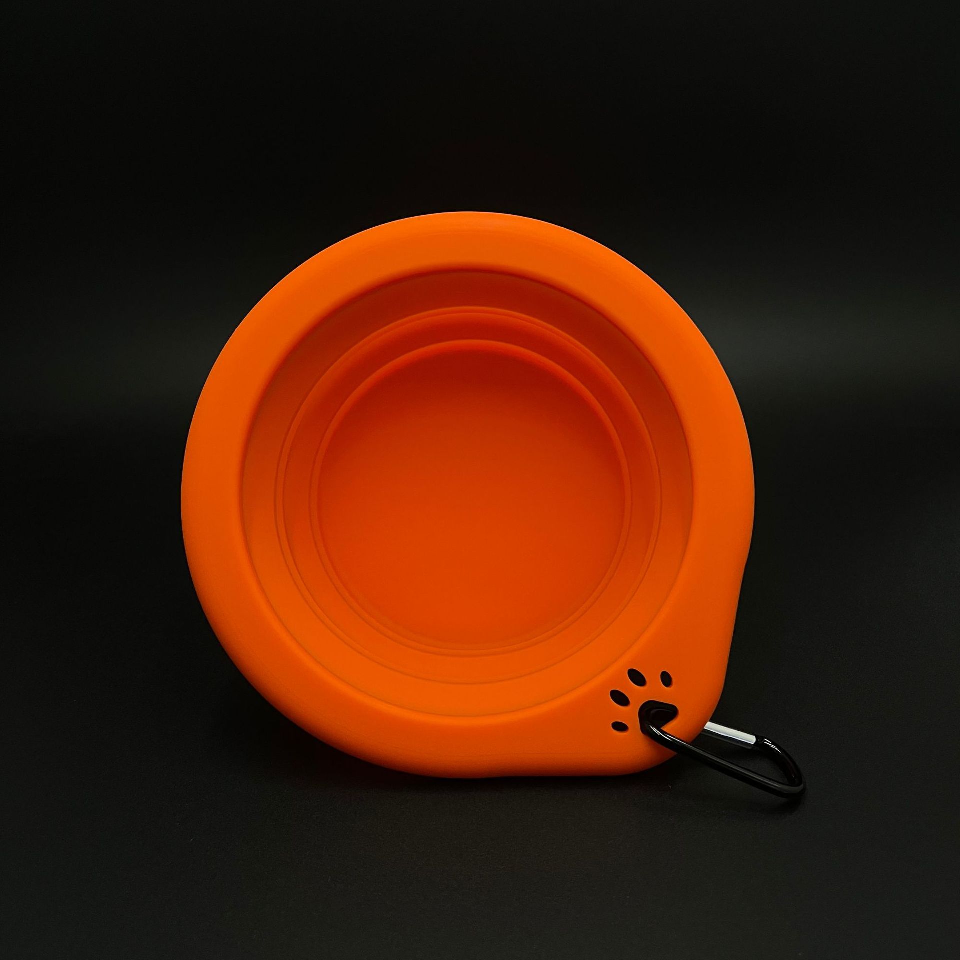 Pet Supplies Round Silicone Folding Bowl Pet Exclusive Outdoor Portable Dog Bowl Feeding Water Bowl Cat Bowl Dog Bowl