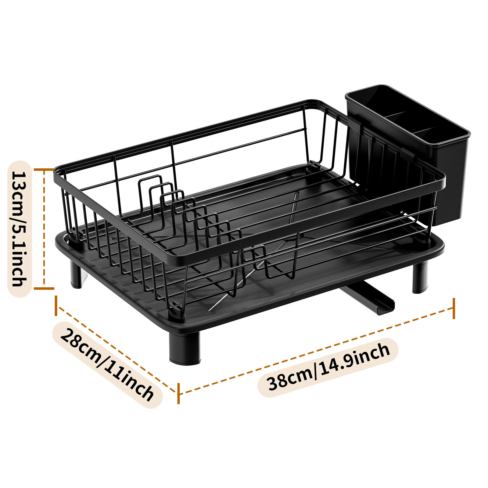 Bowl dish rack kitchen storage rack draining rack storage rack chopstick holder dishcloth rack multifunctional