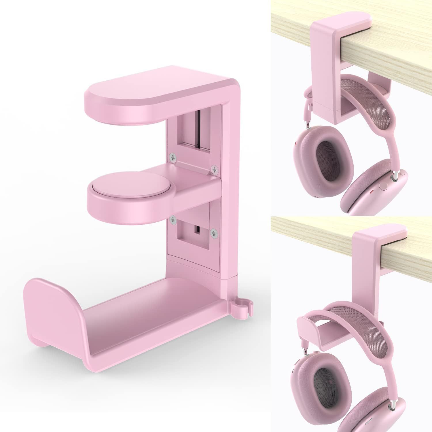 Resin headphone stand 360-degree rotating stand, over-ear headphone hook stand