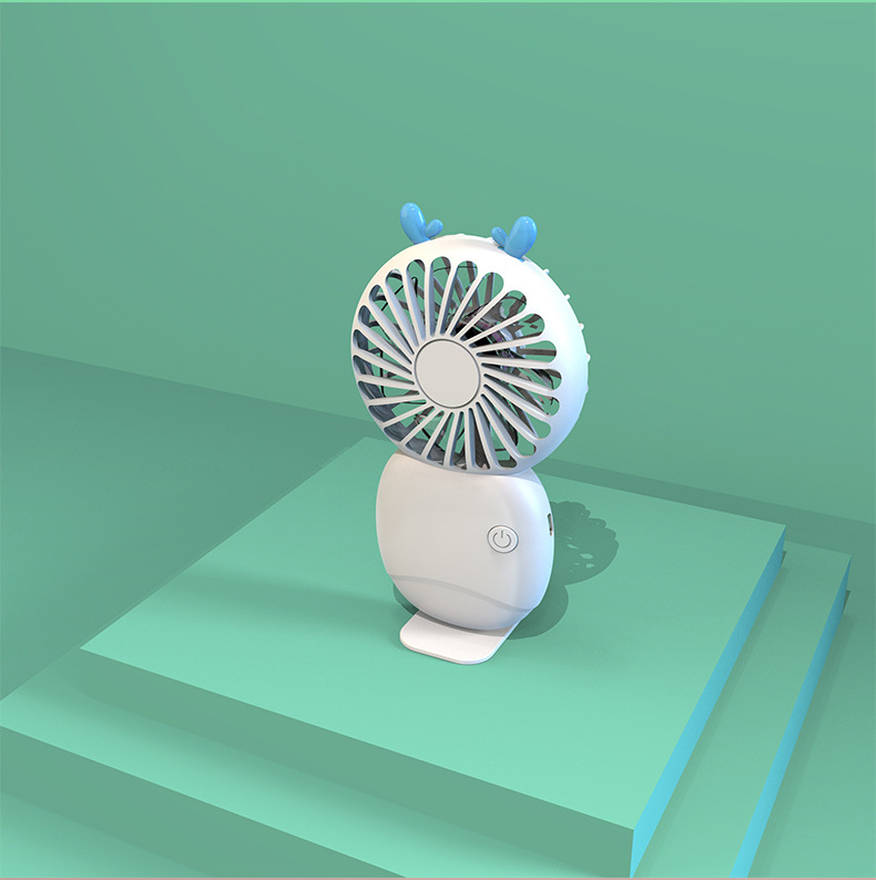 2026 New Foldable Handheld Dormitory Lazy Fan USB Rechargeable High Capacity Silent Neckband Desktop Fan