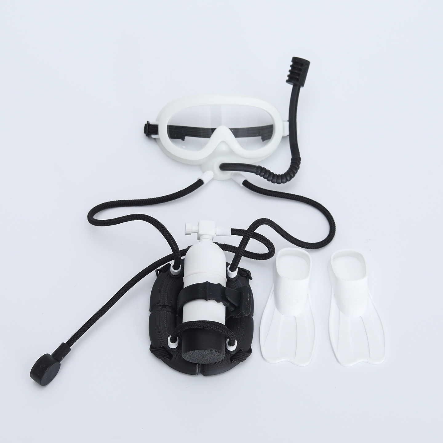 Suitable for Labubu labubu 17cm Doll Clothes Accessories Professional Diving Equipment Swimming Sports Scuba Set