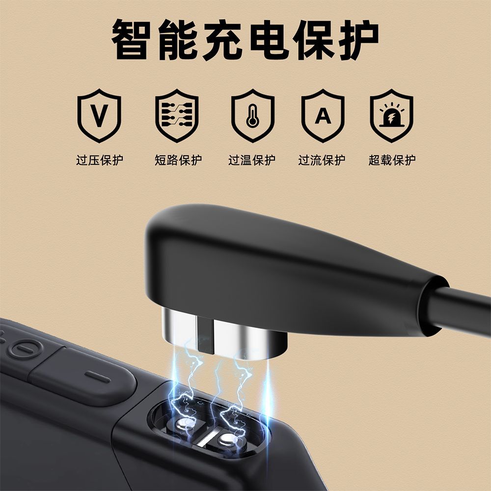 Shokz earphone charging cable USB to 2-pin magnetic for AS800/S810 bone conduction earphone fast charging cable