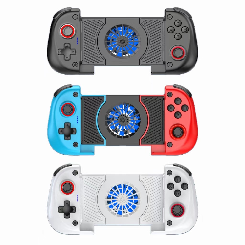 X3 stretch game controller cooling fan dual Hall vibration continuous fire Switch Android iOS/PC Bluetooth controller