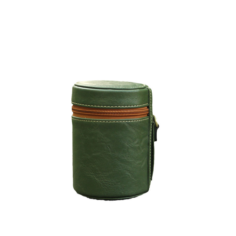 Lens tube for Canon Nikon Sony cameras Fujifilm mirrorless DSLR telephoto leather barrel Olympus short focus storage waist bag