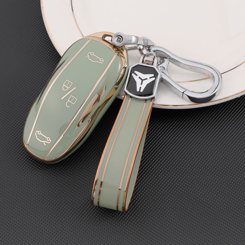 For Tesla Model 3 Key Case Imported Model Y X Smart S Key Protective Bag Buckle
