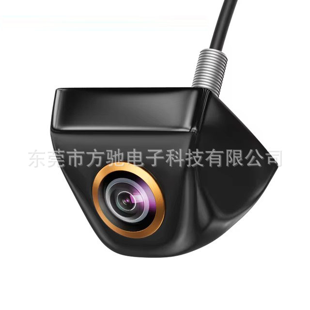 Gold AHD car camera reversing image HD wide angle night vision 1080P fisheye rear view external mount