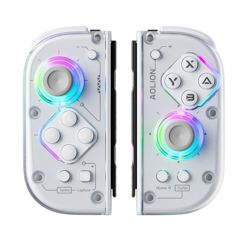 Aojia Lion J20 Switch 2 Left and Right Controllers Wireless Hall Mechanical Button Back Button PC Bluetooth Game Controller