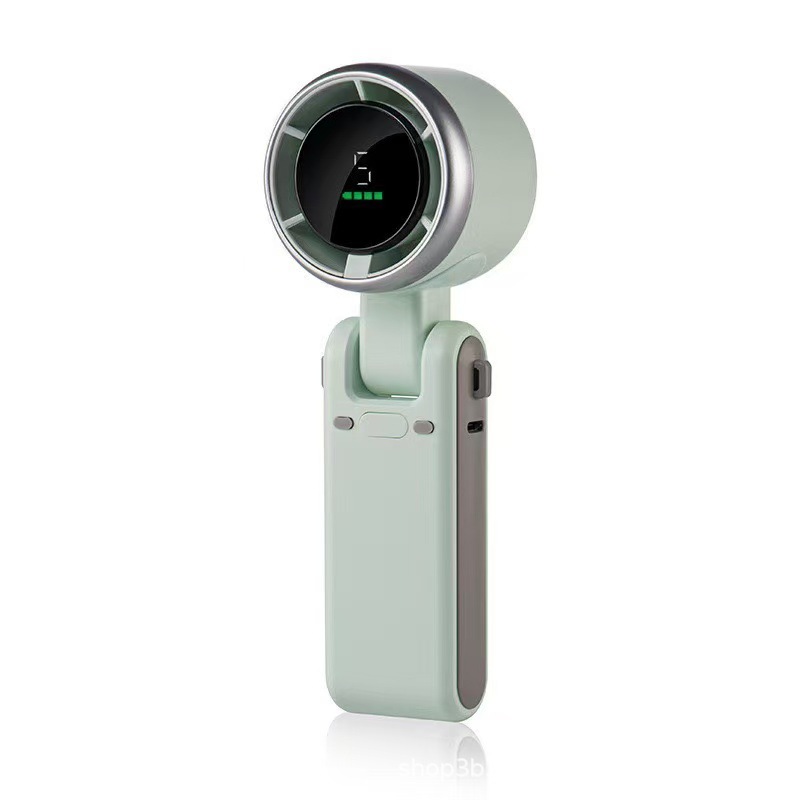 N607 outdoor handheld mini small fan USB desktop fan brushless motor hanging neck small fan