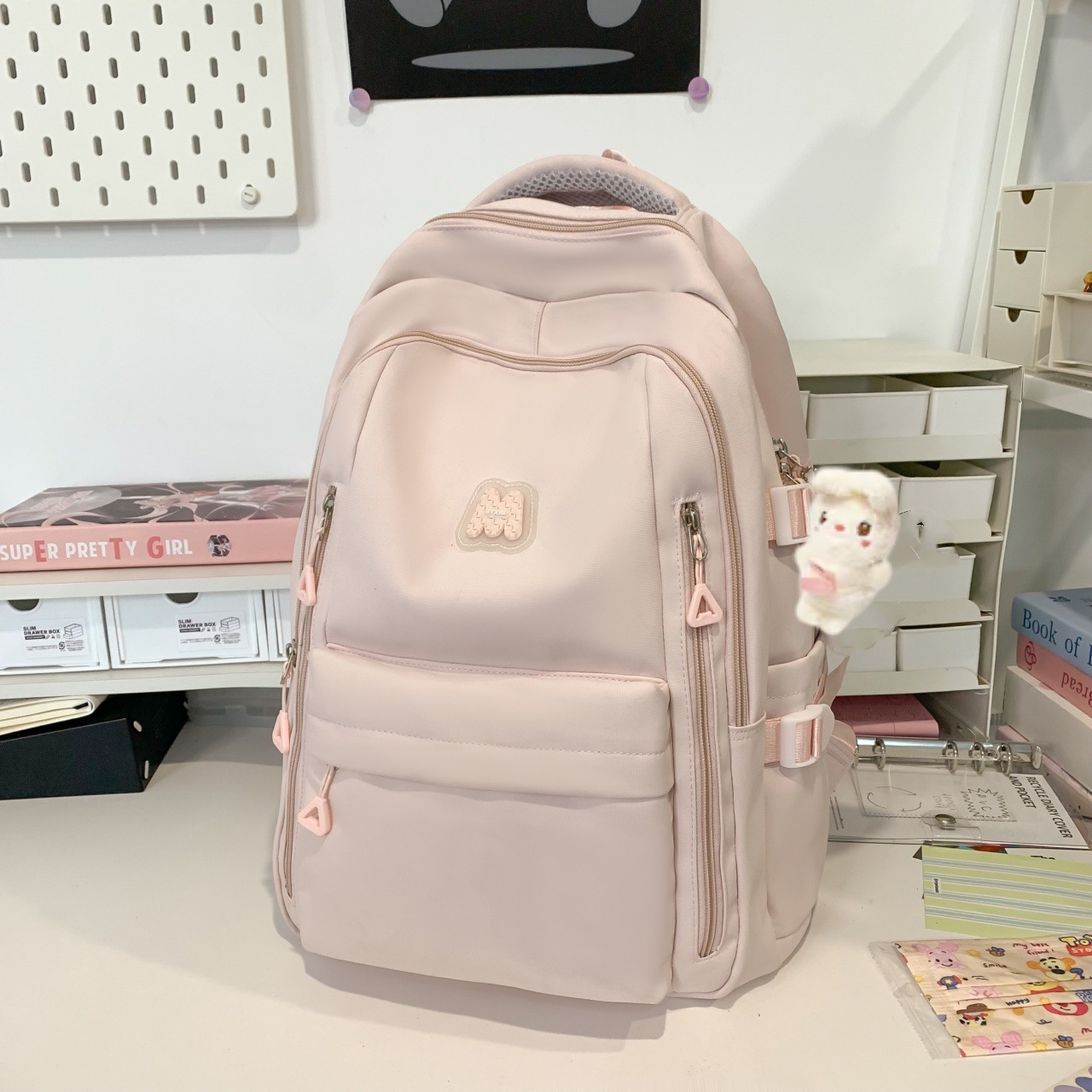Primary and Secondary School Students Load-Reducing Spine-Protecting Schoolbag Large Capacity 2024 New for Boys and Girls