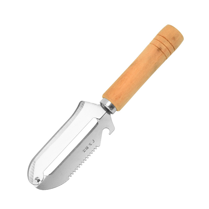Stainless Steel Peeler Sugarcane Knife Pineapple Peeler Fruit Shop Cane Peeling Knife Peeler