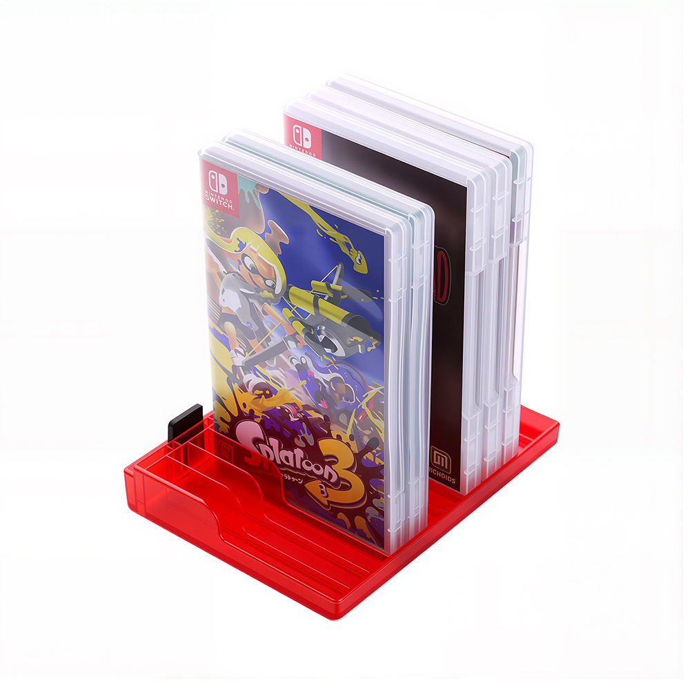 DOBE Original Compatible with Switch/Switch 2 2-in-1 Game Card Storage Tray with 12PCS Game Cards