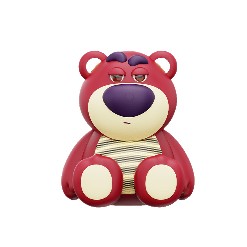 2026 New Original Strawberry Bear Wireless Bluetooth Speaker Set Small Speaker Festival Gift