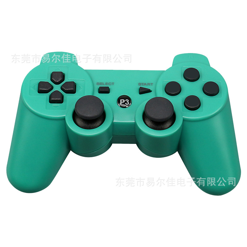 P3 controller wireless Bluetooth dual vibration snowflake buttons universal buttons multi-color PS3 game controller