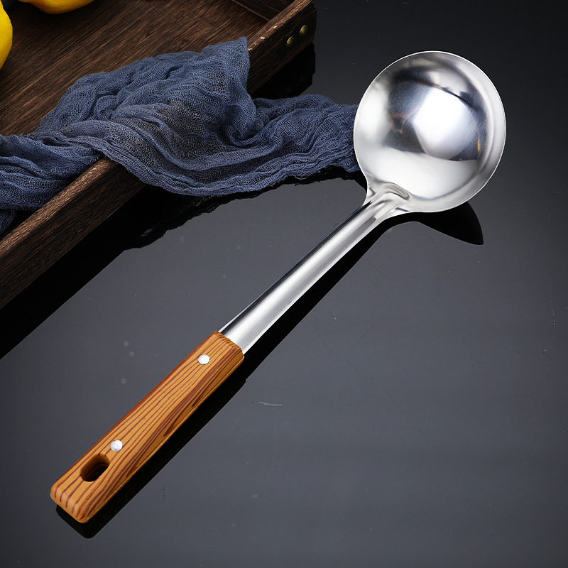 Stainless steel spatula spoon kitchen utensil set complete household cooking spoon spatula slotted spoon hotel supplies