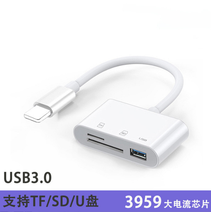 For Apple SD/TF Card Reader Huawei Type-C 2-in-1 Camera OTG Memory Card Converter