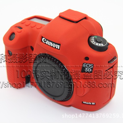 Silicone case for Canon 5D Mark III DSLR camera protective cover 5D3/5DS/5DSR