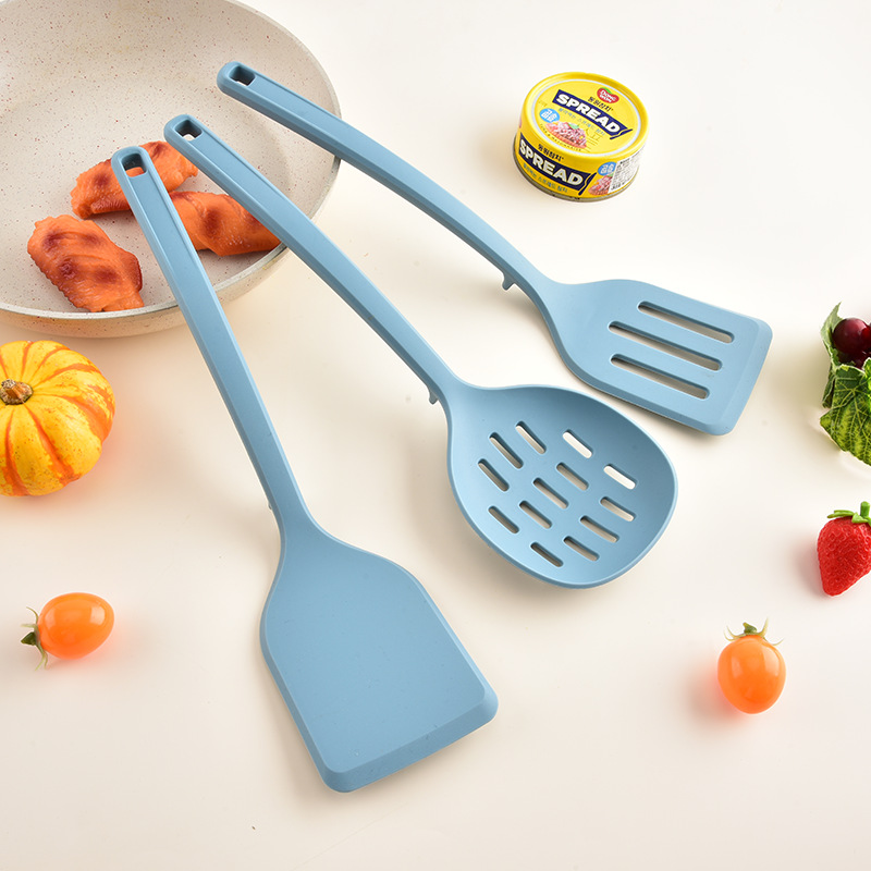 New household silicone cooking spatula spoon set frying spatula soup spoon kitchen silicone cookware 8-piece set