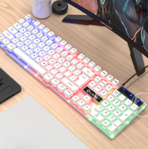 Limei TX35 Mechanical Feel Computer Notebook Desktop Business Keyboard USB Wired Gaming Backlit Keyboard