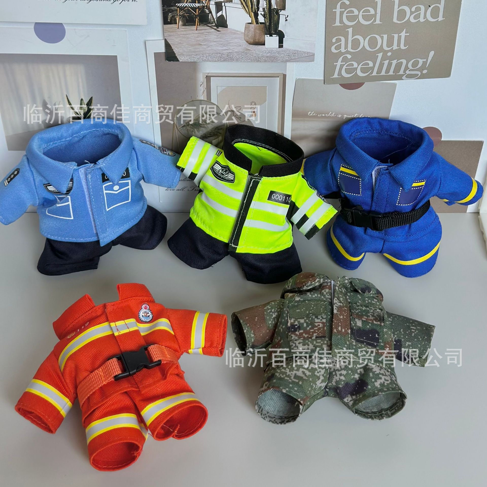 Police clothes plush traffic police bear toy uniform police officer clothes teddy bear clothes accessories gift toy doll clothes