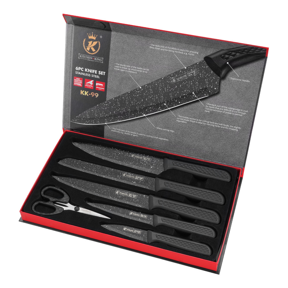 Jiakang Stainless Steel Kitchen Knife Set Chef Knife Household Fruit Knife Vegetable Knife Bread Knife