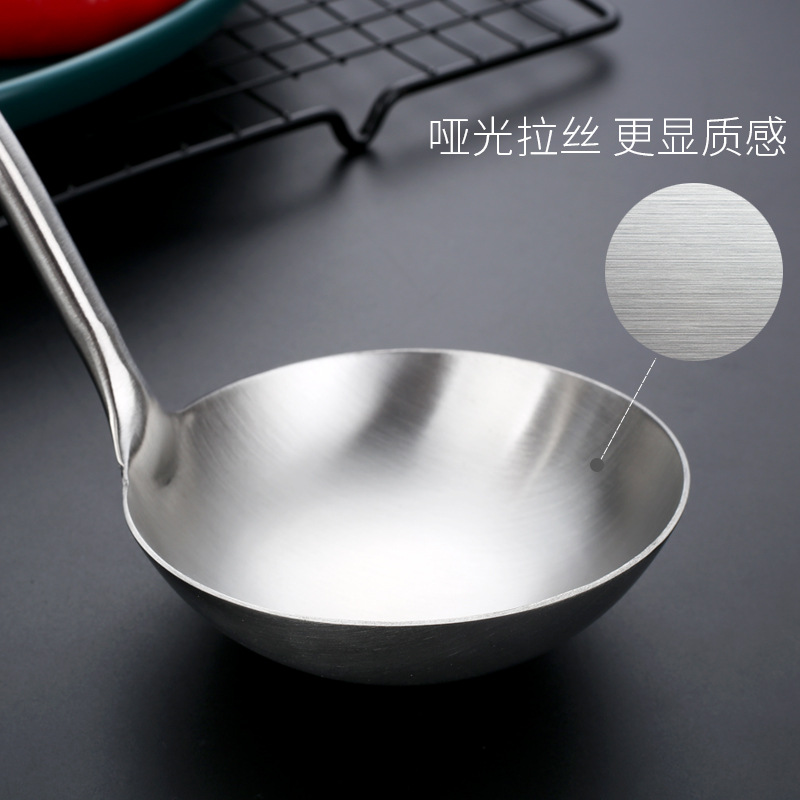 304 stainless steel kitchen utensil set heat-insulated handle full steel spatula soup spoon frying spatula slotted spoon kitchen custom LOGO