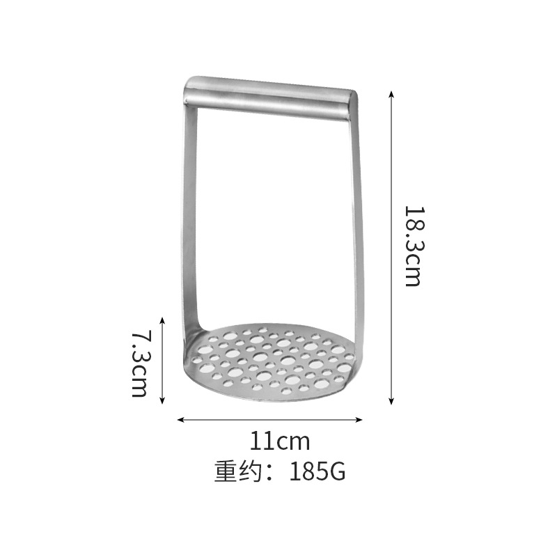 Kitchen tool, manual potato masher, household purple sweet potato masher, masher, baby food masher