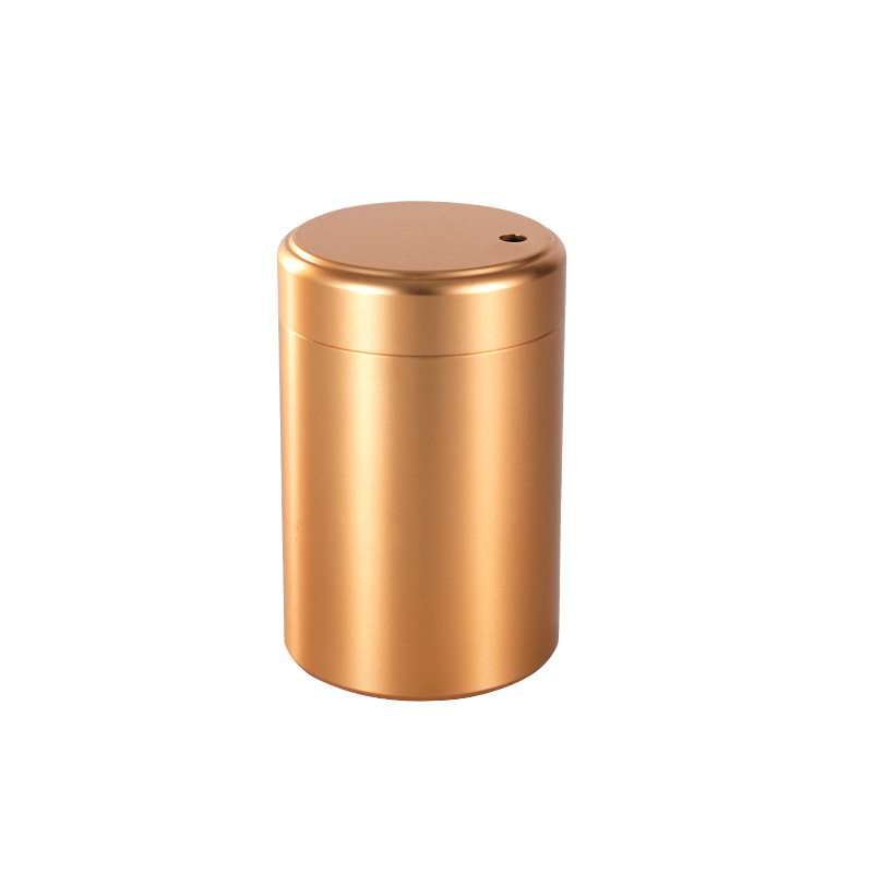 New Toothpick Holder Wind Toothpick Can Hotel Restaurant Aluminum Titanium Alloy Portable Toothpick Barrel