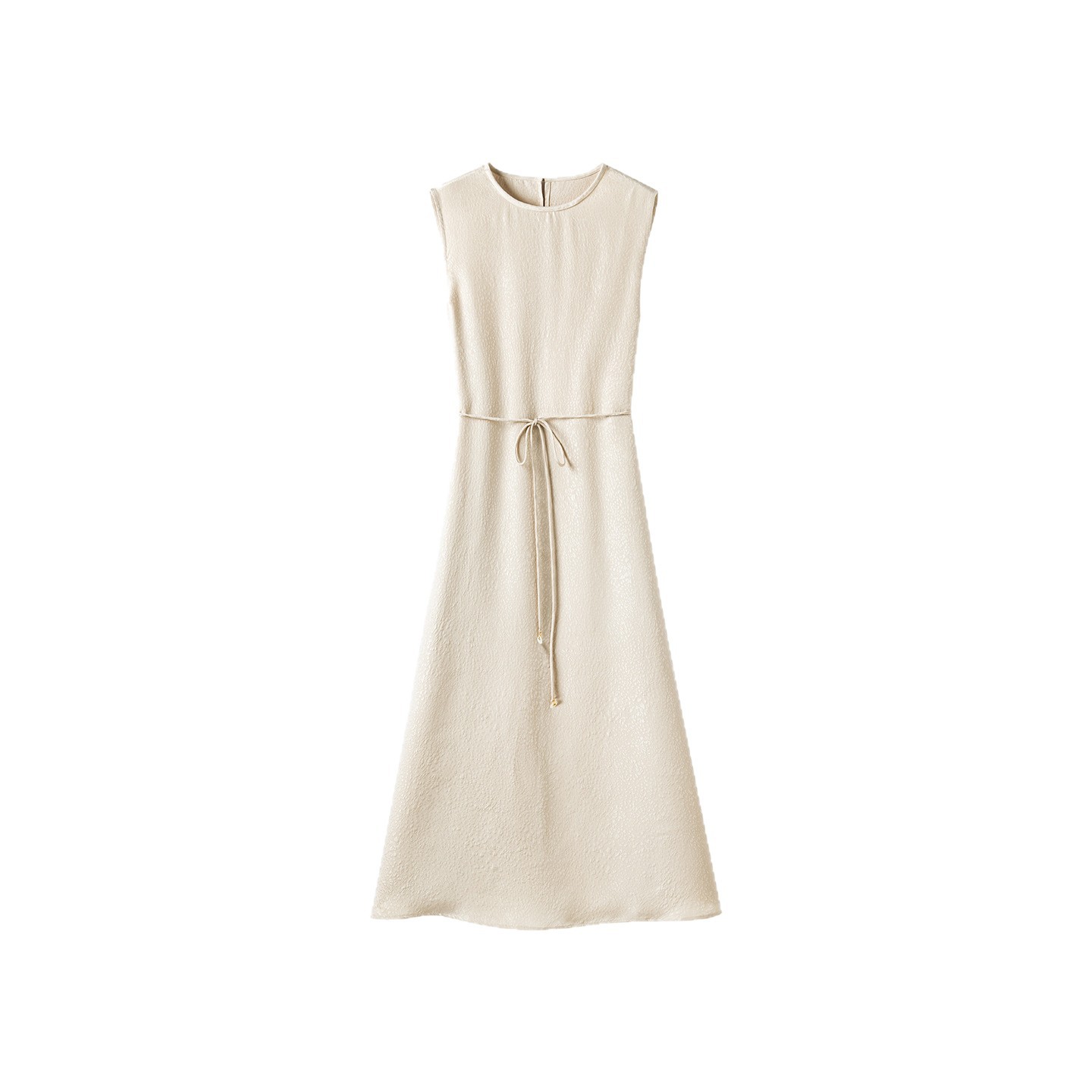 2026 Spring Summer New Heavyweight Dress for Women Sleeveless Round Neck Mulberry Silk Mid-Length Inner Wear Vest Dress
