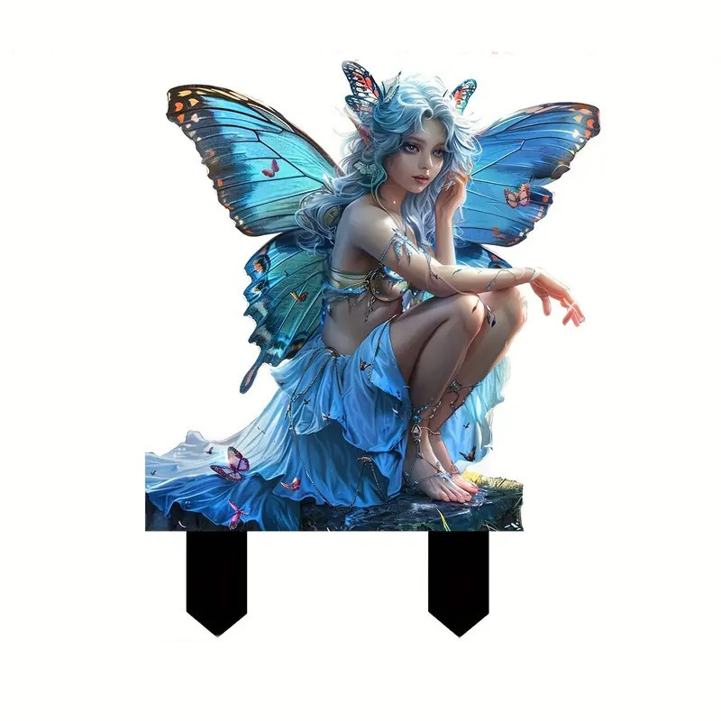 New Angel Fairy Garden Acrylic Ground Insert Decoration Yard Potted Plant Ornament