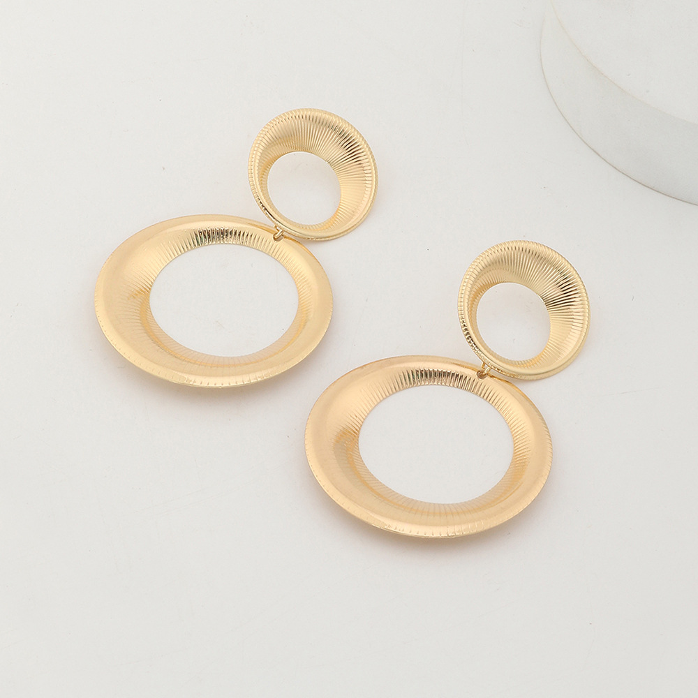 EZ4185 Accessory Alloy Electroplated Teardrop Earrings Women's Gourd Earrings