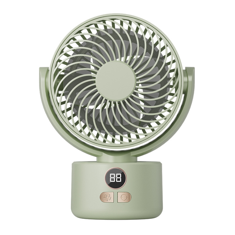 2025 Camping Fan Outdoor Desktop Circulating High Wind Power Home USB Digital Display Dual Use Tripod Fan